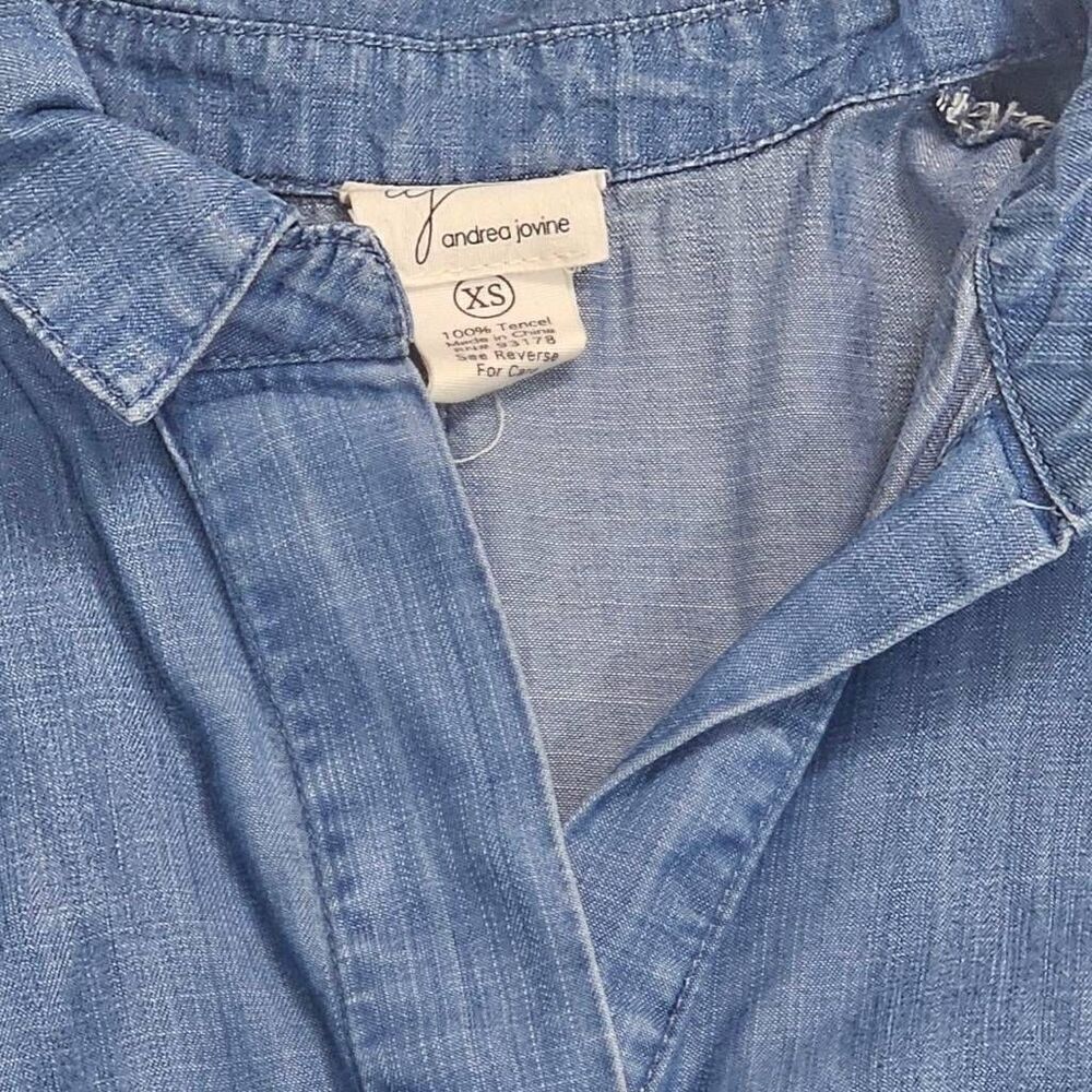 Andrea Jovine XS Denim Tank Top - Picture 3 of 3
